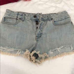 Size 31 free people jean shorts